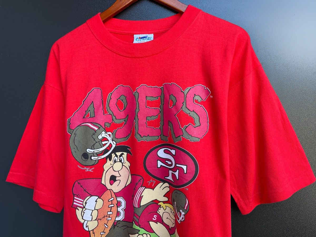 Vintage Vintage 1994 Flintstones x San Francisco 49ers NFL Cartoon L Size US L / EU 52-54 / 3 - 2 Thumbnail