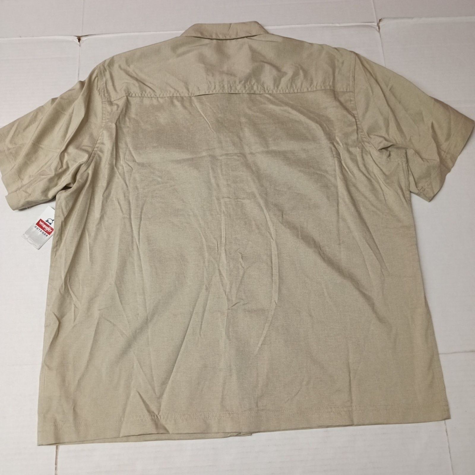 Wrangler Wrangler Men's XL Beige Thru Hike Shirt Vented UPF 40+ Size US XL / EU 56 / 4 - 9 Thumbnail