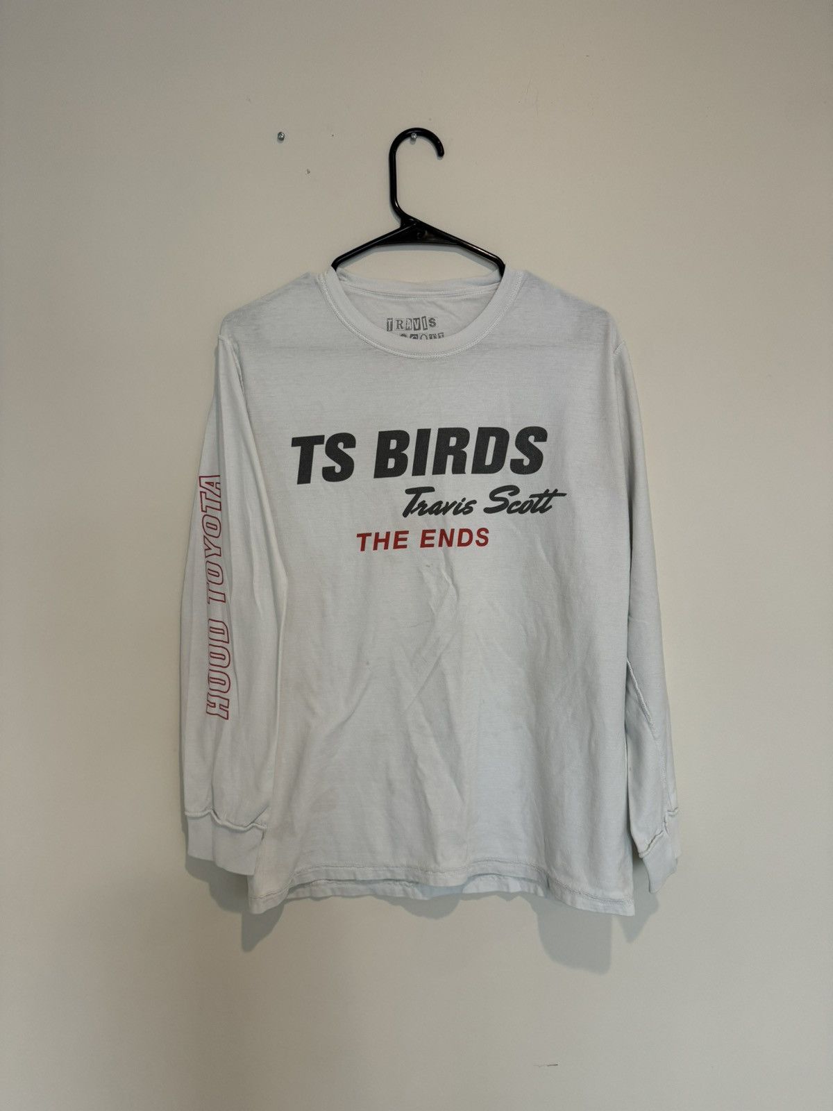 Travis Scott Travis Scott Hood Toyota Birds In the Trap White LS Tee Size US S / EU 44-46 / 1 - 1 Thumbnail