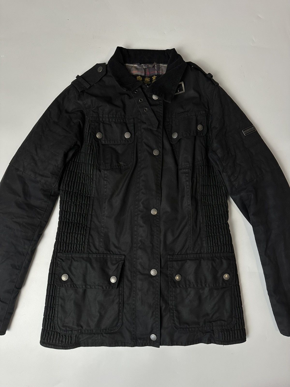 Barbour Barbour International Fireblade women Wax Jacket Size UK 12 Size XL / US 12-14 / IT 48-50 - 5 Thumbnail