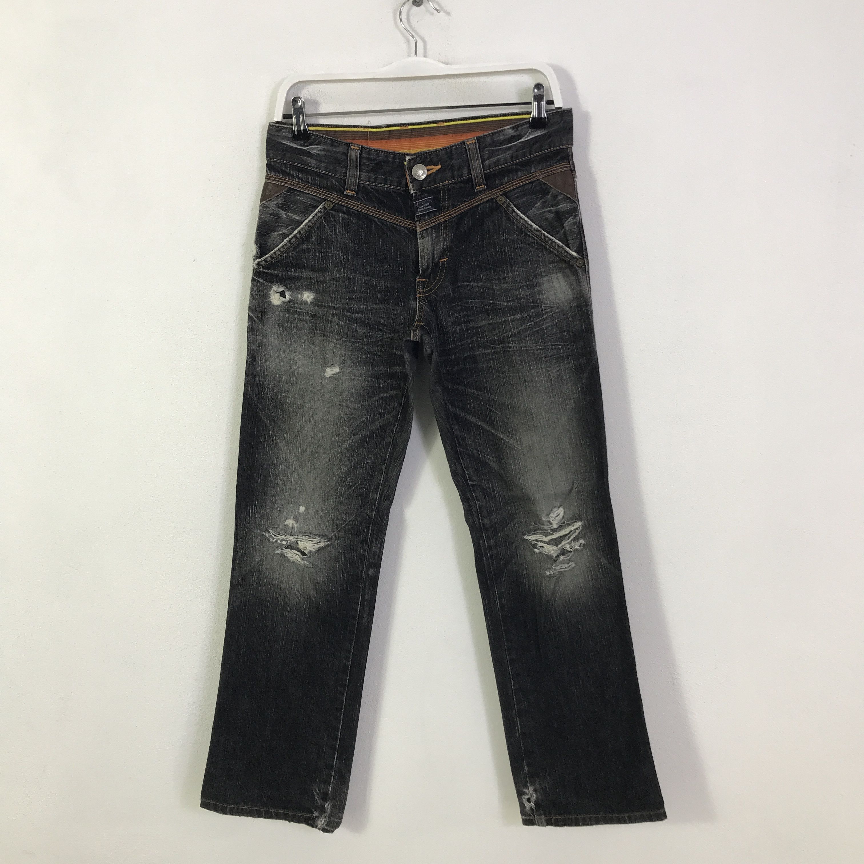 Edwin Black faded edwin Japan denim jeans K74B19 Size US 28 / EU 44 - 1 Thumbnail