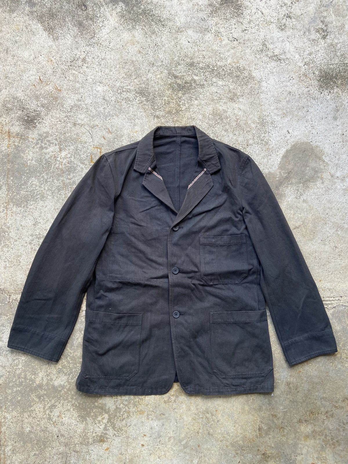 Yohji Yamamoto 2000s Y’s for Men Yohji Yamamoto ‘Selvedge’ Work Jacket Size US M / EU 48-50 / 2 - 1 Thumbnail