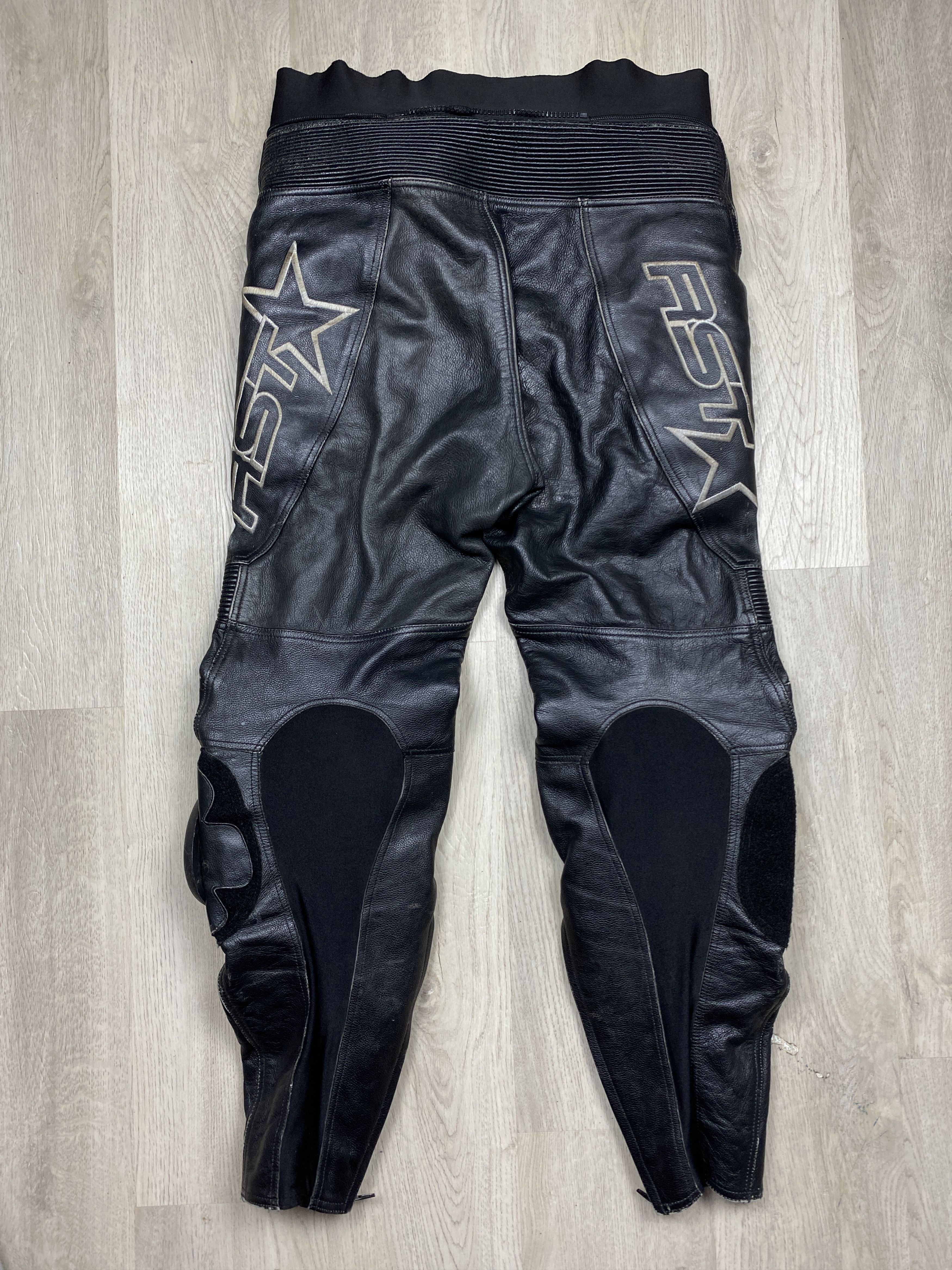 Genuine Leather RST Vintage Mens Genuine Leather Biker Pants Size US 34 / EU 50 - 9 Thumbnail