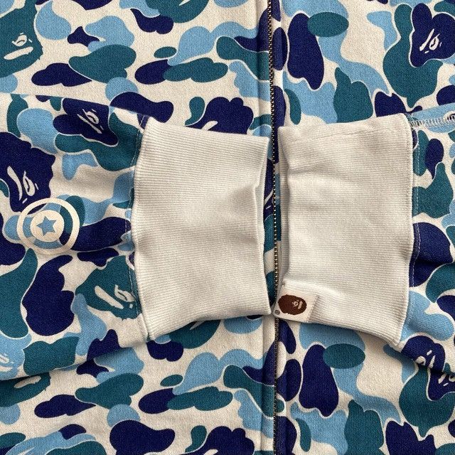 Bape 🔥3XL🔥 BAPE ABC CAMO BLUE Tiger Full Zip Hoodie a bathing ape Size US XXL / EU 58 / 5 - 6 Thumbnail