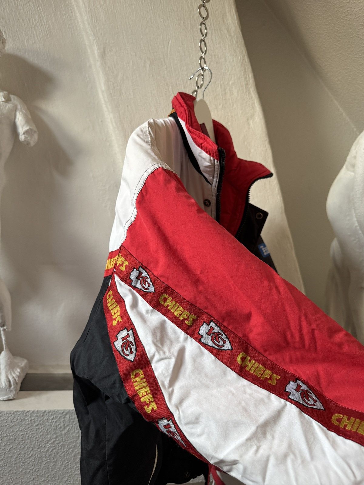 Pro Player 90s Kansas City Chiefs Puffer Jacket by Pro Player Size S Size US S / EU 44-46 / 1 - 5 Thumbnail