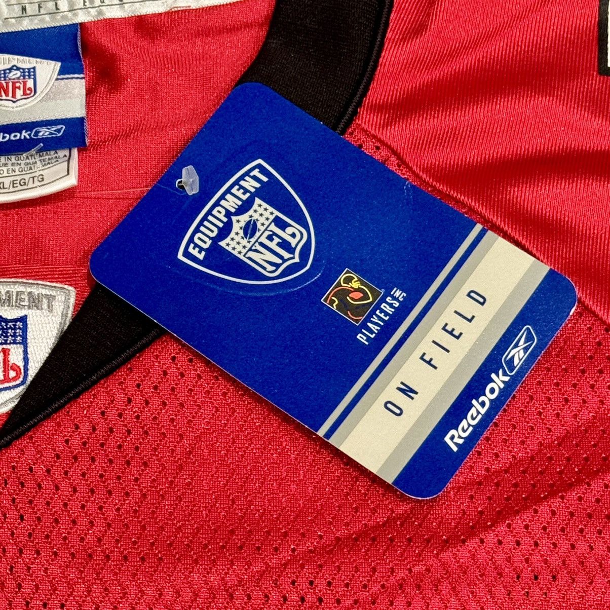 NFL × Reebok × Vintage Ed Hartwell #50 Autographed Atlanta Falcons Reebok Jersey Size US XL / EU 56 / 4 - 11 Thumbnail