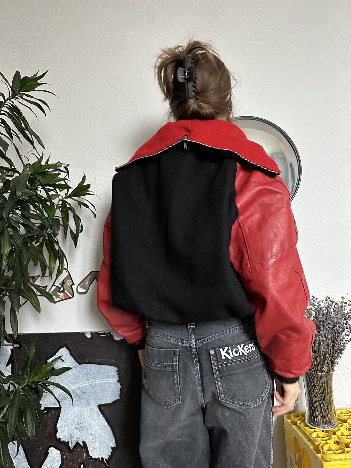 Delong 80s DeLong College Varsity Jacket like Avirex Leather Sleeve Size US S / EU 44-46 / 1 - 6 Thumbnail