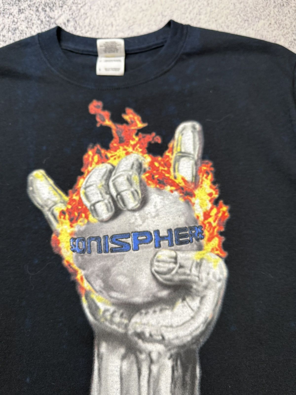 Vintage SONISPHERE 2009 METALLICA SLIPKNOT KORN VINTAGE GRAPHIC TEE Size US S / EU 44-46 / 1 - 11 Thumbnail