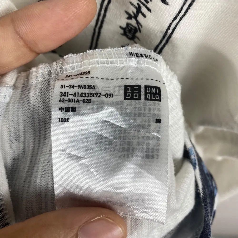 Japanese Brand HOKUSAI BLUE Big Waves Art Graphic Tee Shirt Extra Large Size US XL / EU 56 / 4 - 6 Thumbnail