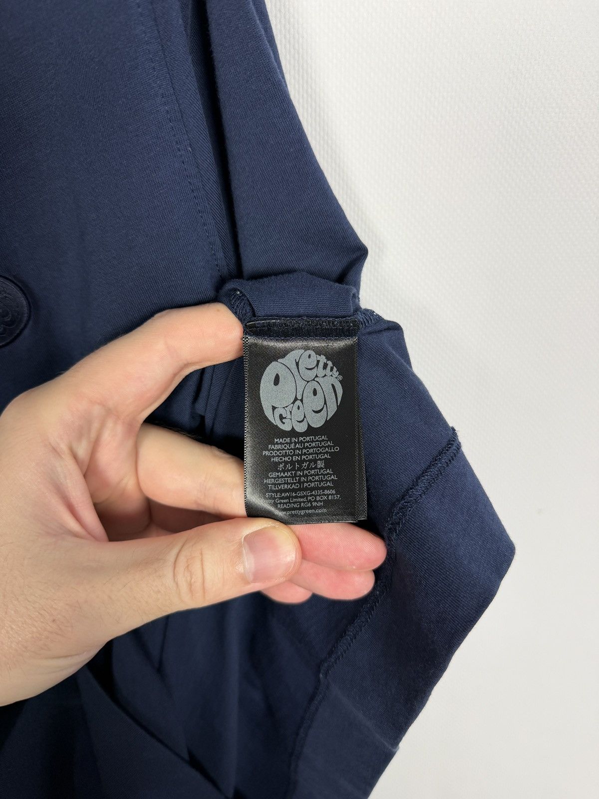 Pretty Green Men’s Pretty Green Cotton Polo Shirt Streetwear Size M Size US M / EU 48-50 / 2 - 7 Thumbnail