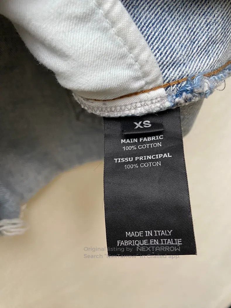 Other Vetements size XS Sanskrit lettering denim shorts Size 22" - 4 Thumbnail