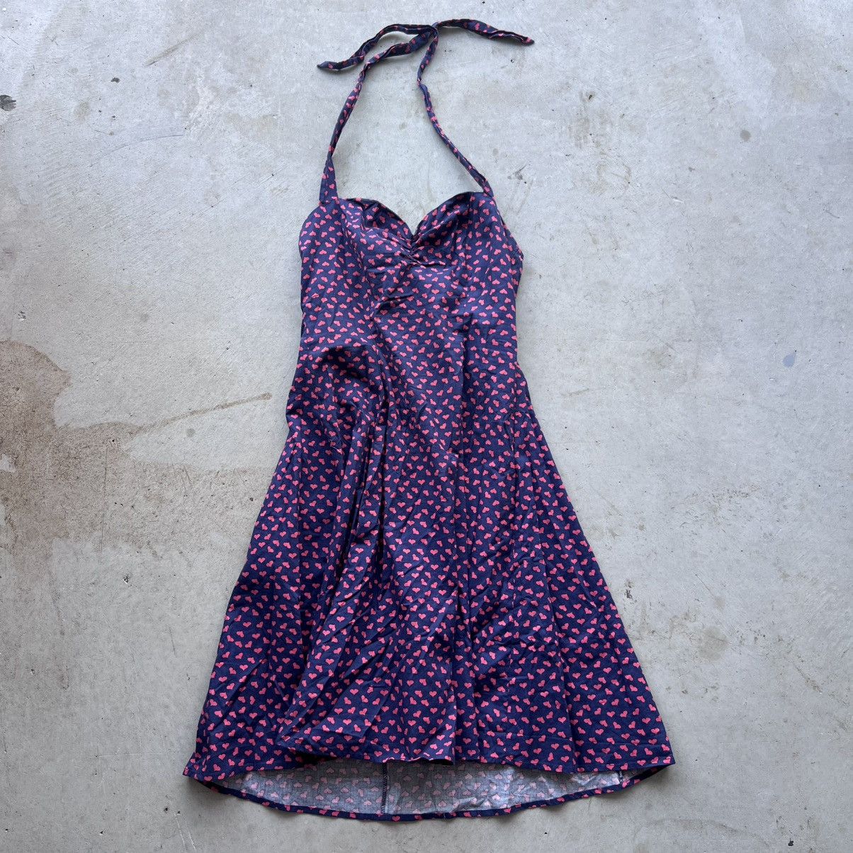 Other Vintage halter heart design midi dress Size L / US 10 / IT 46 - 7 Thumbnail