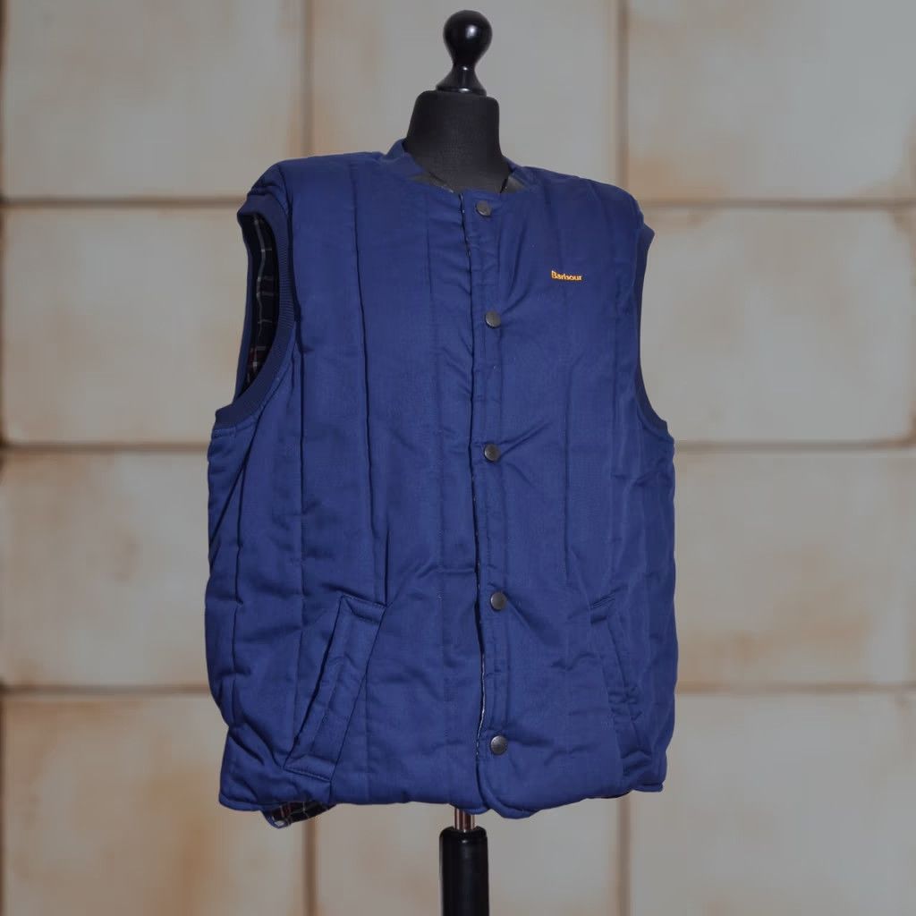 Barbour Barbour Waistcoat Man Vintage Padded Gilet Quilted Blue XL Size US XL / EU 56 / 4 - 1 Thumbnail