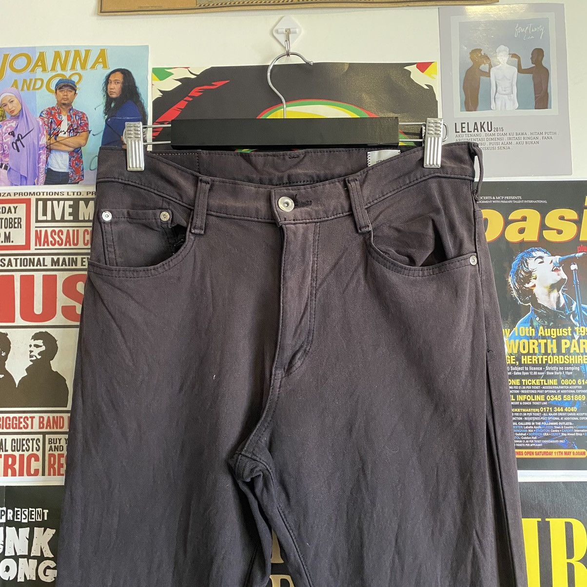 Edwin Vintage Edwin Jersey Black Denim Size US 30 / EU 46 - 2 Thumbnail