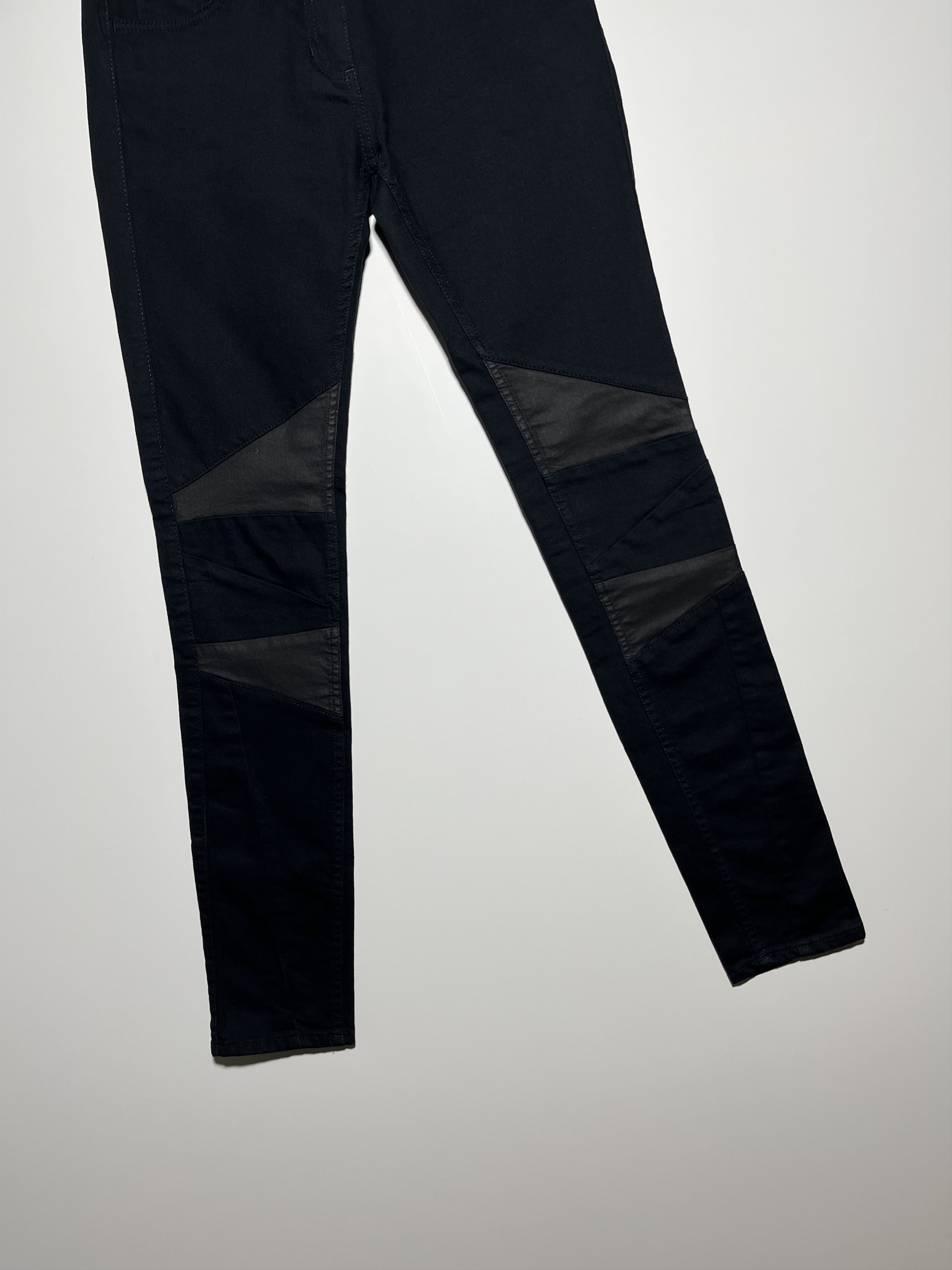 Sandro Sandro Women's Black Biker Jeans Pants Size FR 38 Size 27" / US 4 / IT 40 - 4 Thumbnail