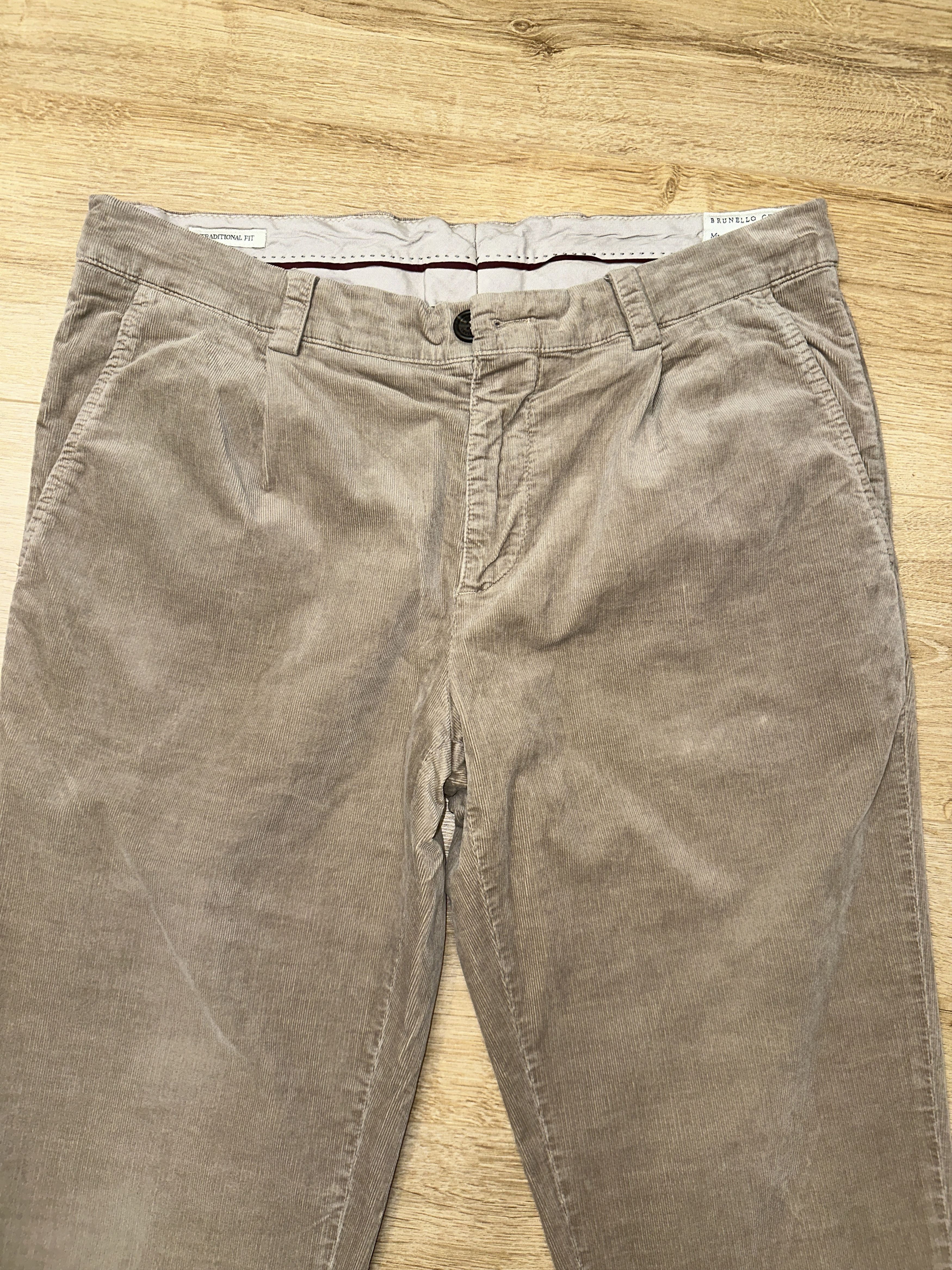 Brunello Cucinelli Brunello Cucinelli Corduroy Traditional Fit Pants Size 48 Size US 32 / EU 48 - 4 Thumbnail