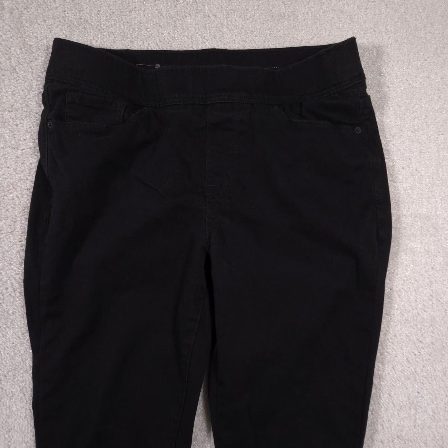 Levi's Levi'S Women Jeans 8 Black Pull On Skinny Stretch Mid Rise Casual Size 30" / US 8 / IT 44 - 3 Thumbnail