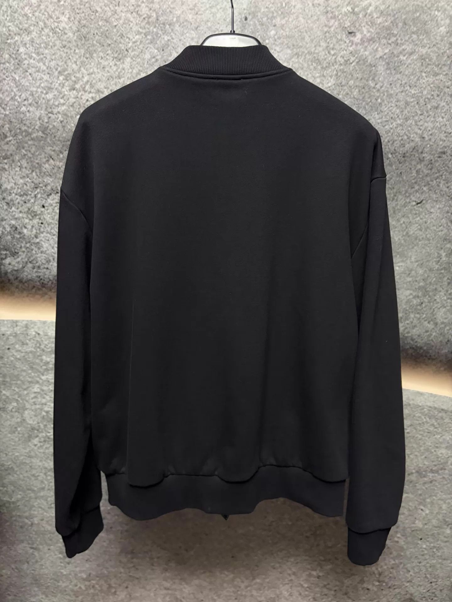 Burberry Burberry Black XL Baseball Jacket w/ Chest Embroidery Size US XL / EU 56 / 4 - 2 Thumbnail