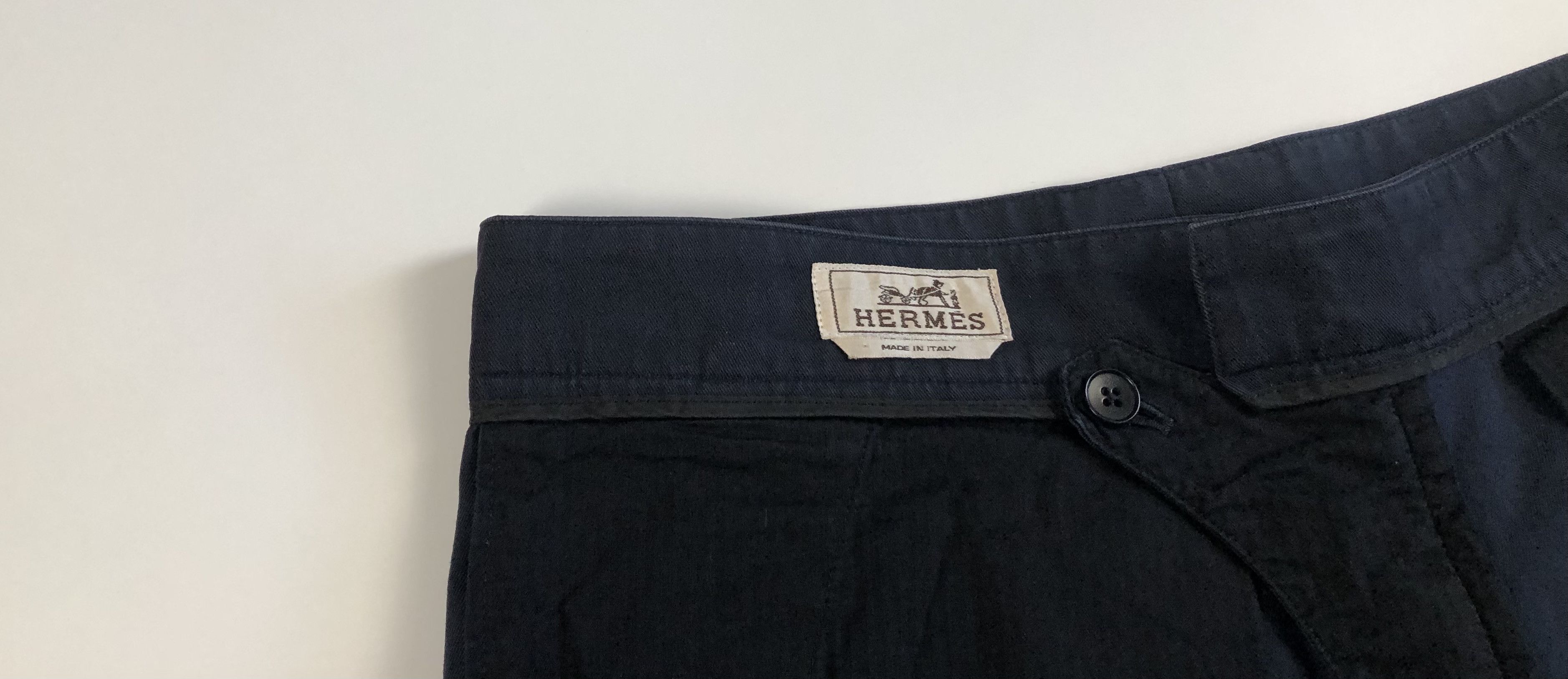 Hermes Hermes Clasp Quilted Knees Chino Pants Size US 33 - 13 Thumbnail