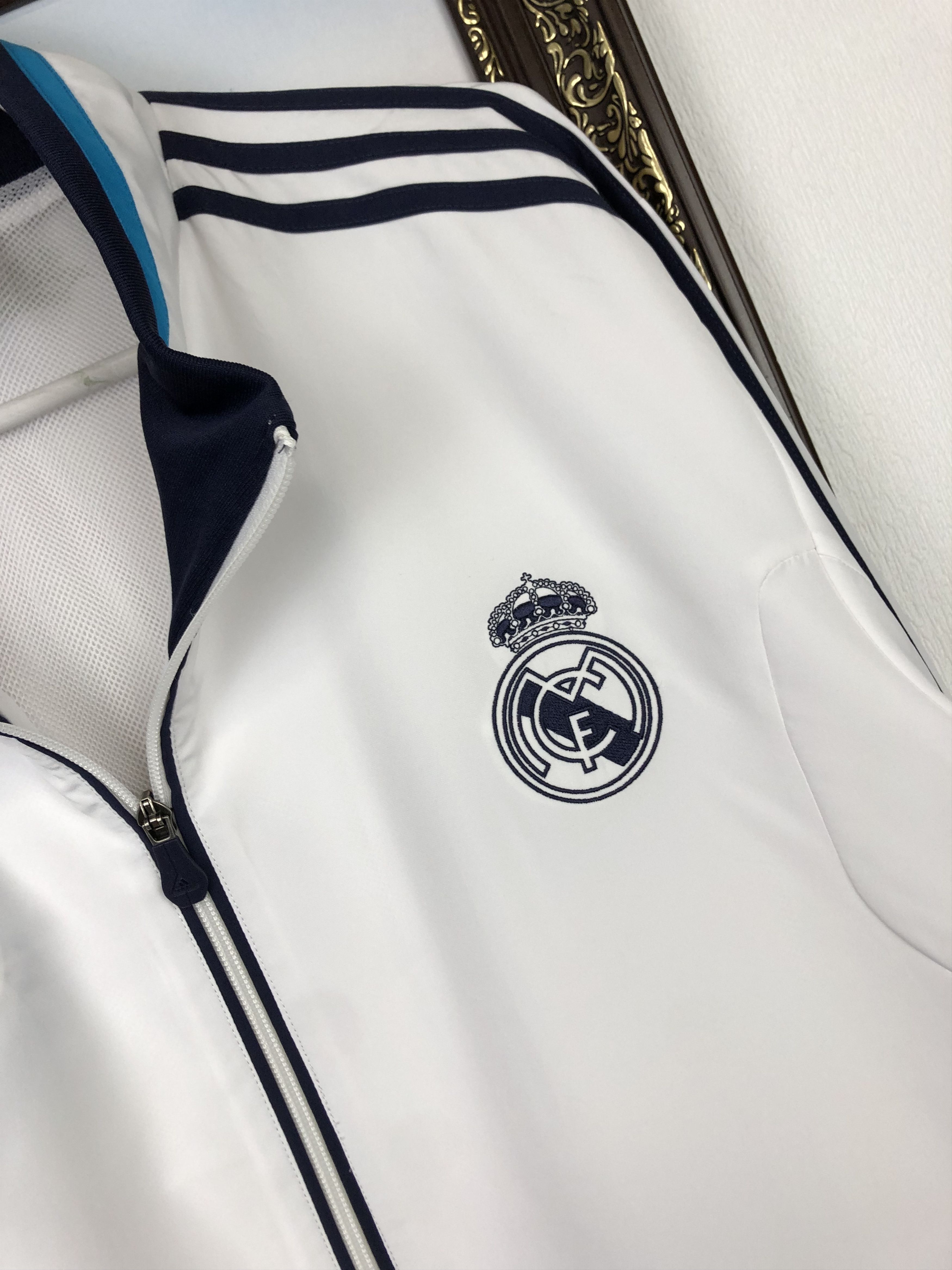 Adidas Vintage Adidas Real Madrid Football Jacket Soccer Track Top Size US XXL / EU 58 / 5 - 3 Thumbnail