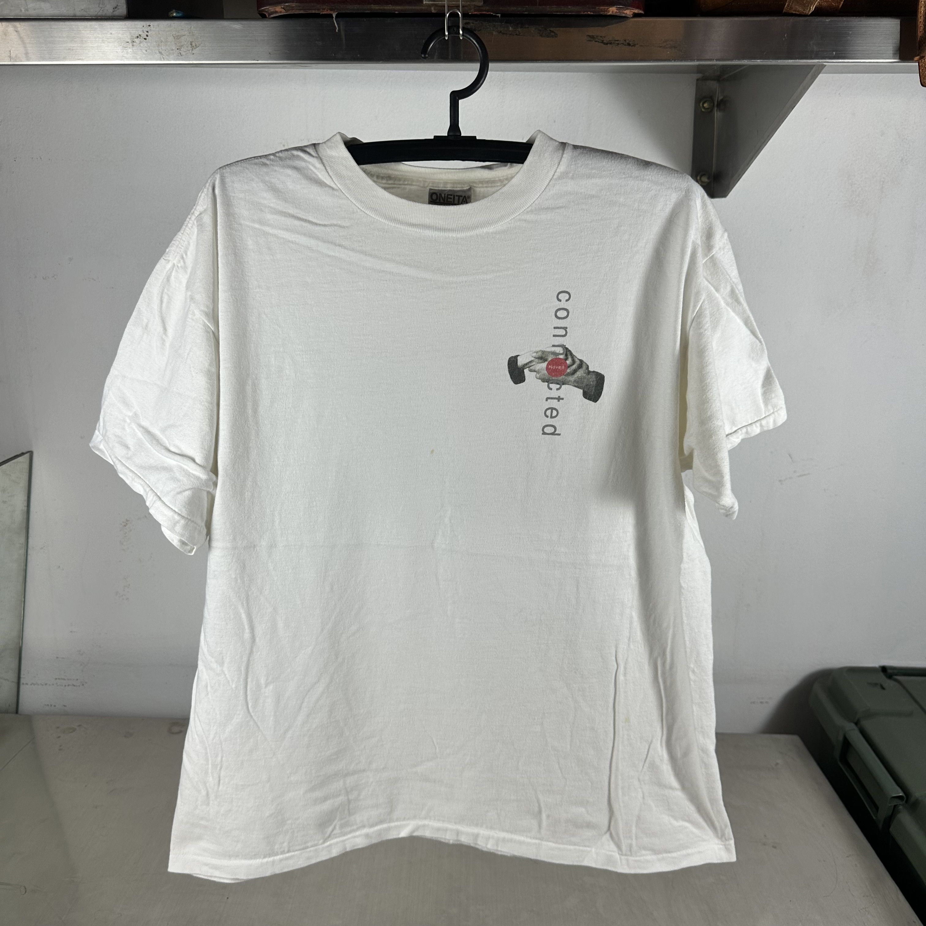 Vintage Vintage 90s Novell Connected Groupwise Single Stitch T-Shirt Size US XL / EU 56 / 4 - 2 Thumbnail
