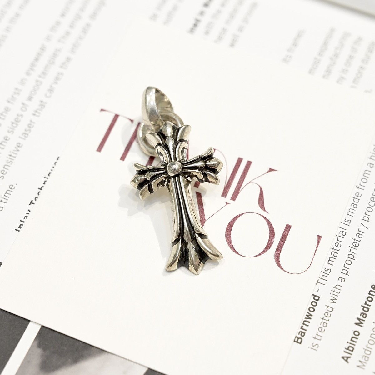 Chrome Hearts CHROME HEARTS ATTACHED BALE CROSS CHARM SILVER Size ONE SIZE - 1 Thumbnail