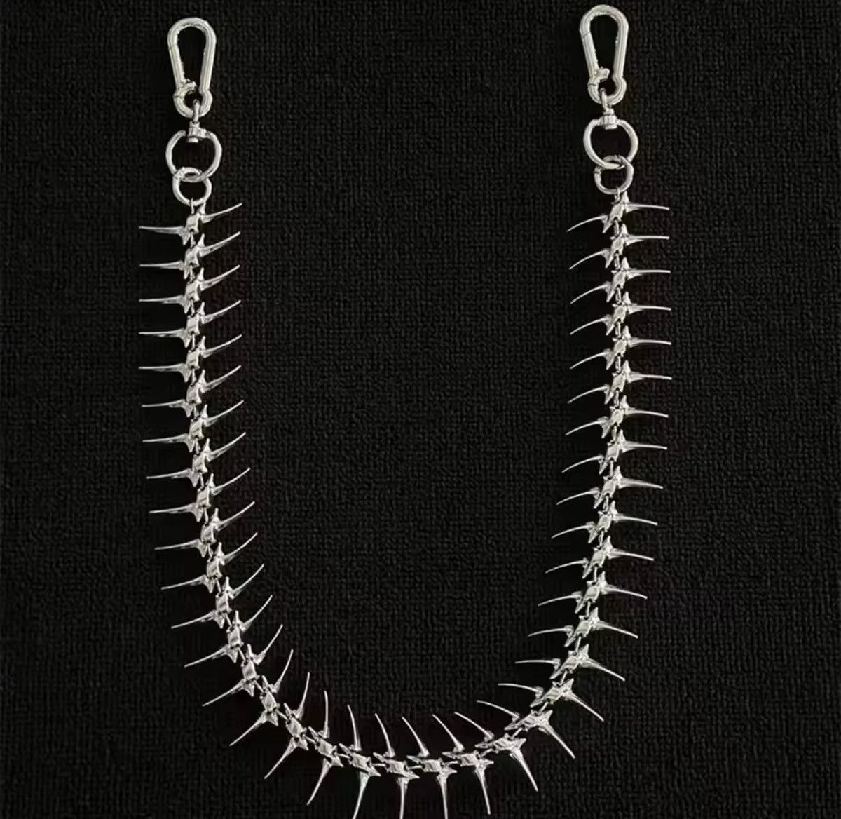 Japanese Brand Retro punk streetweary y2k spike pants pocket wallet chain Size ONE SIZE - 1 Thumbnail