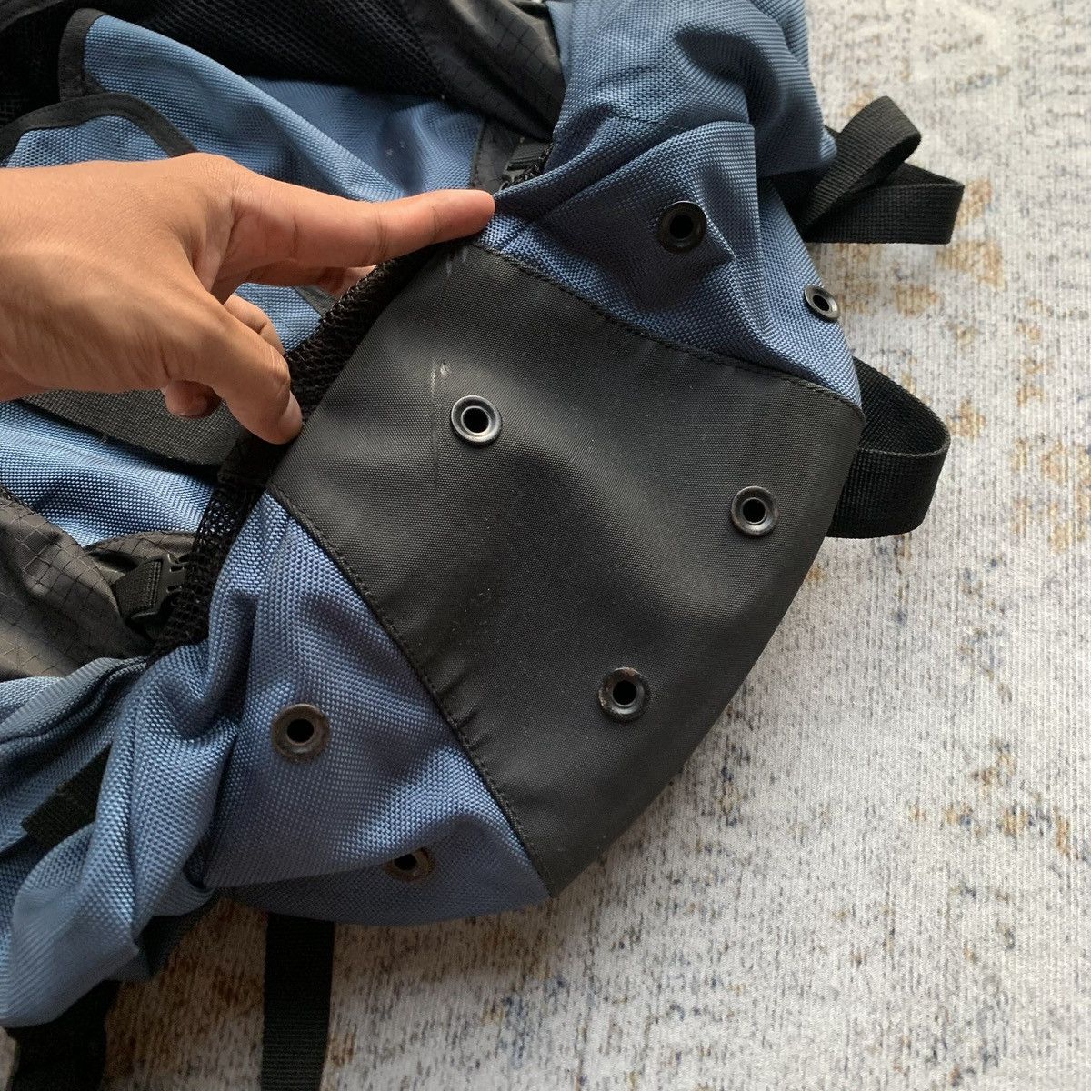 Oakley Vintage Rare Oakley Icon Backpack 2.0 Blue Black - Y2K Bag Size ONE SIZE - 9 Thumbnail