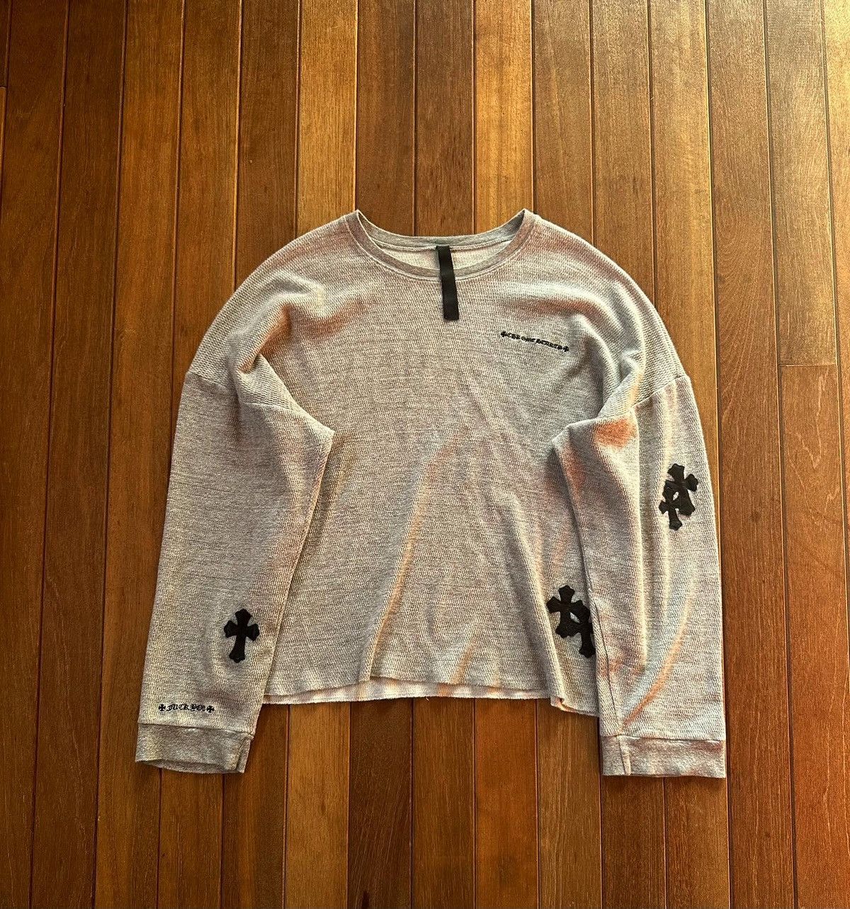 Pre-owned Chrome Hearts Patch Thermal In Grey