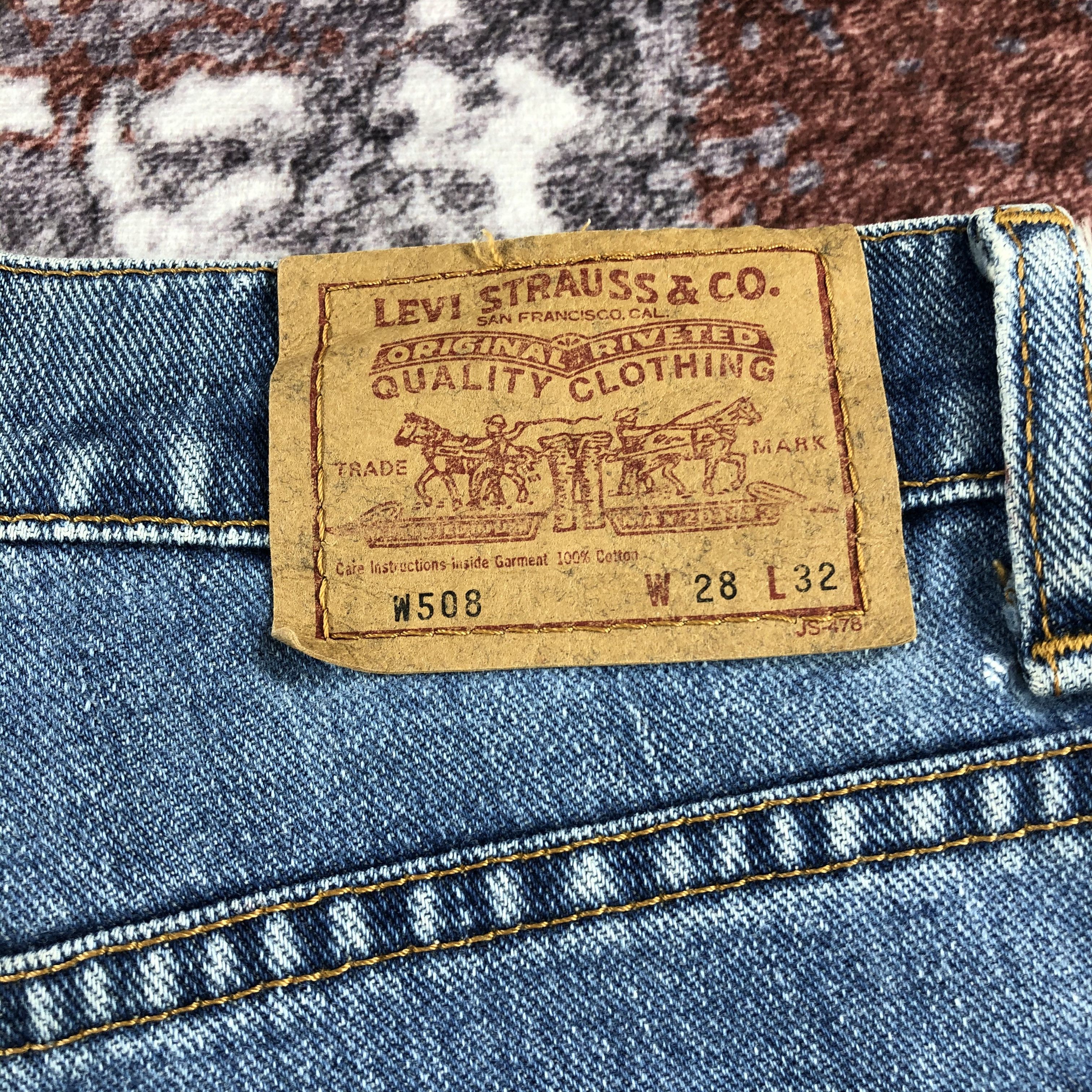 Levi's × Vintage Vintage 90s Blue Wash Levis 508 Jeans-JM2320 Size US 26 / EU 42 - 5 Thumbnail