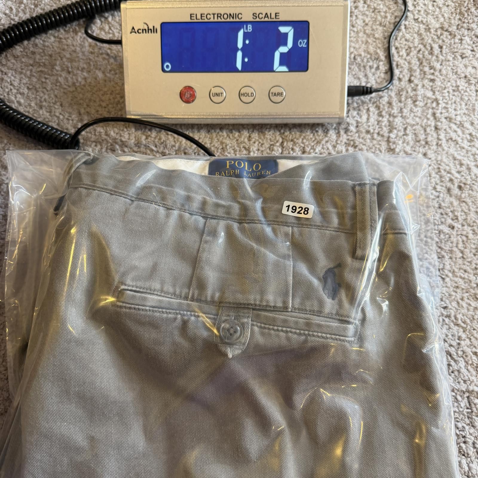 Polo Ralph Lauren Polo Ralph Lauren Slim Fit Polo Chino Pants Gray Mens 34x34 Size US 34 / EU 50 - 11 Thumbnail