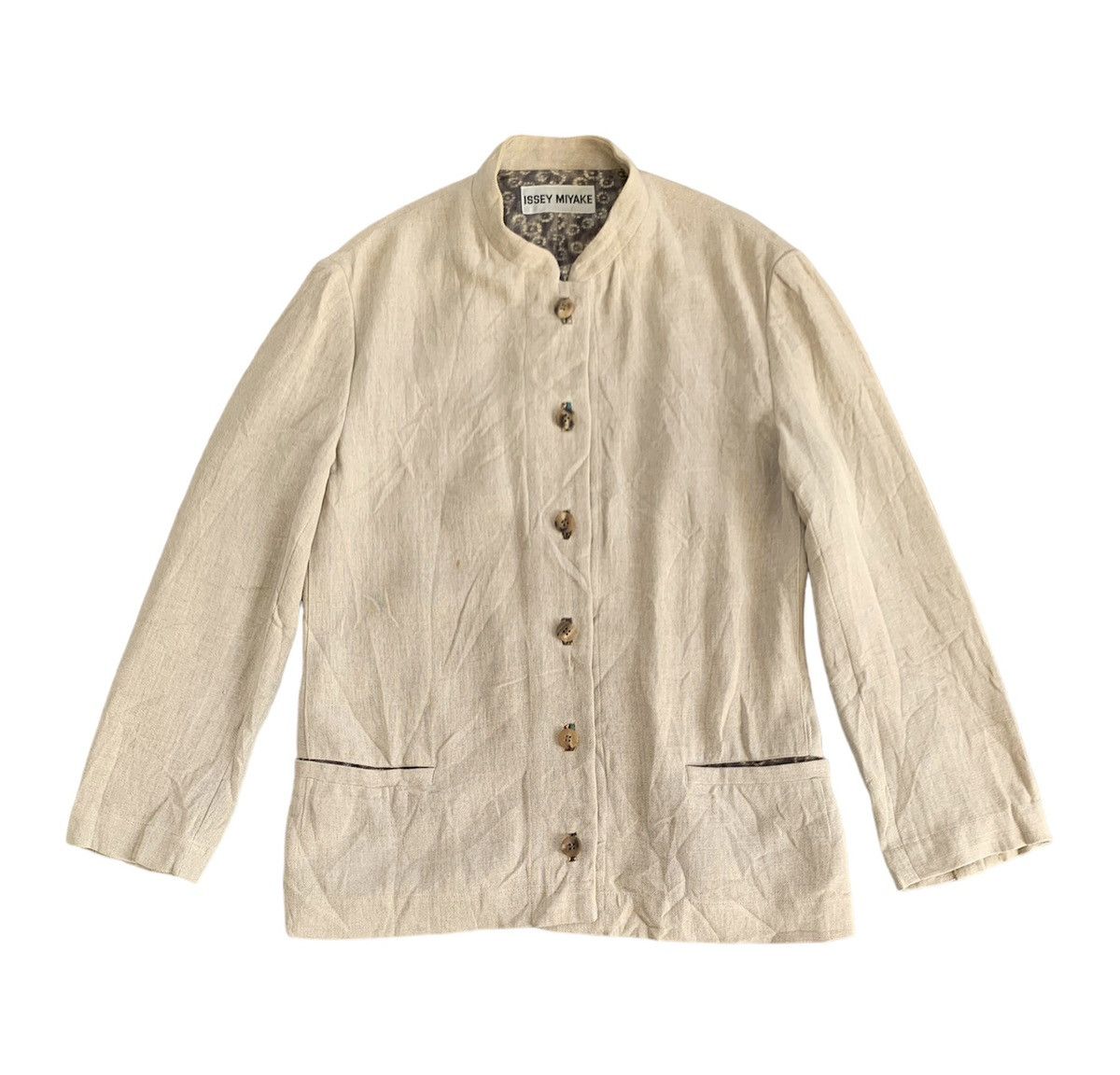 Issey Miyake Issey Miyake Buttons Jacket Size L / US 10 / IT 46 - 1 Thumbnail