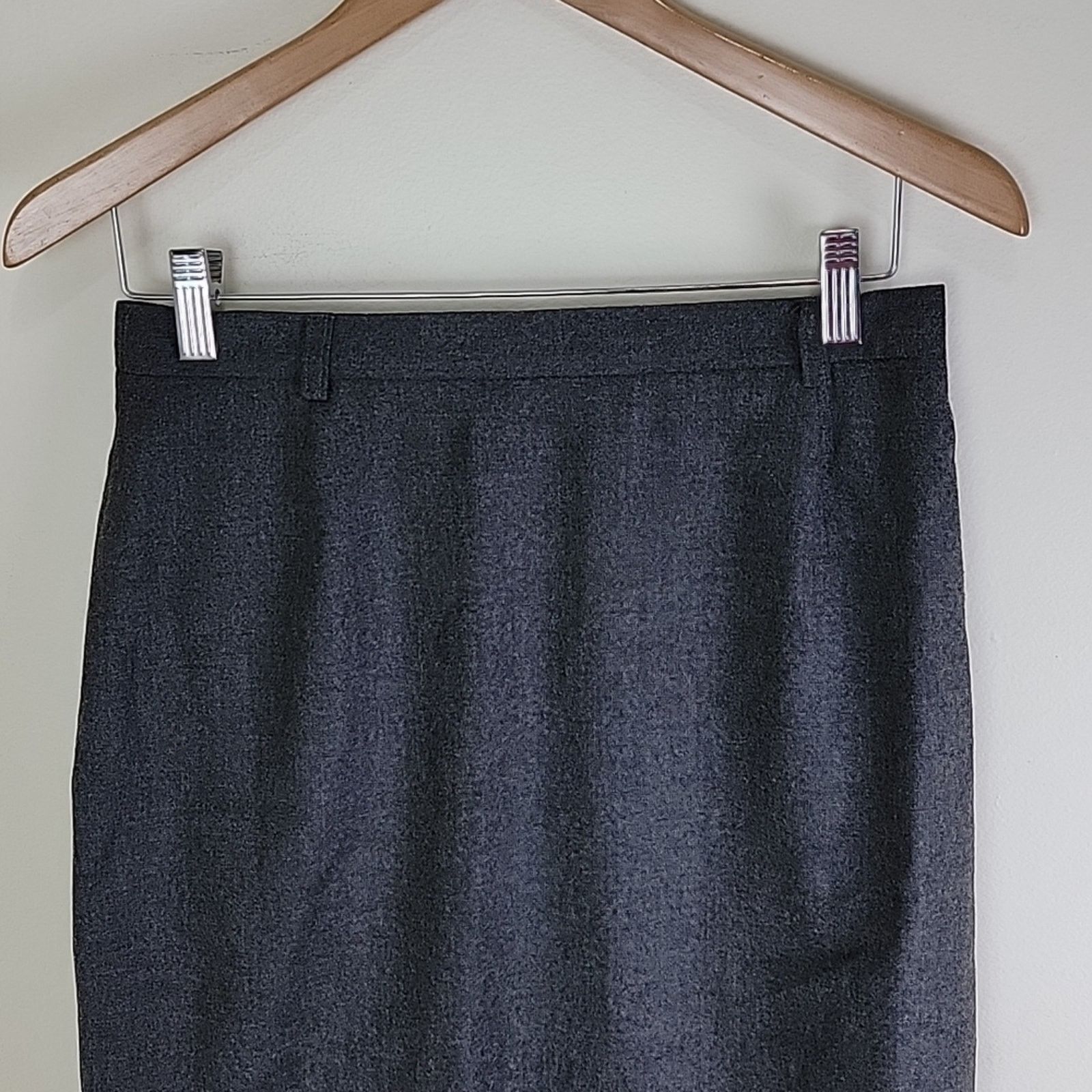 Escada Escada 100% Pure Wool Pencil Skirt size 38 Size 28" / US 6 / IT 42 - 2 Thumbnail