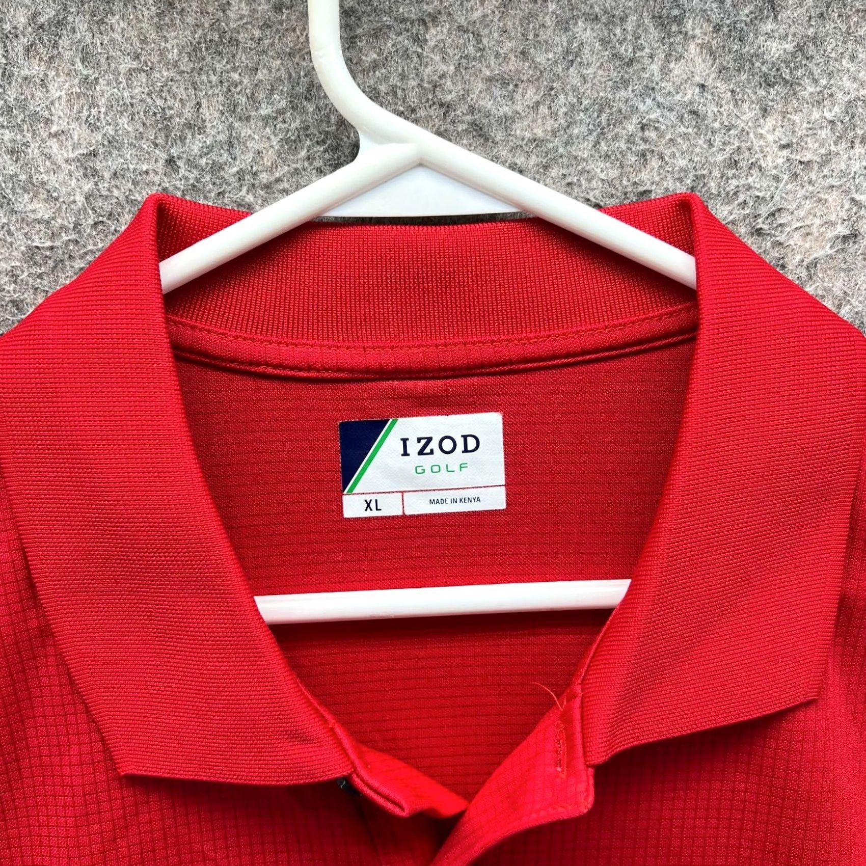 Izod IZOD Polo Shirt Mens XL Red Preppy Knit Performance Golf Golfer XL Shirt Size US XL / EU 56 / 4 - 6 Thumbnail