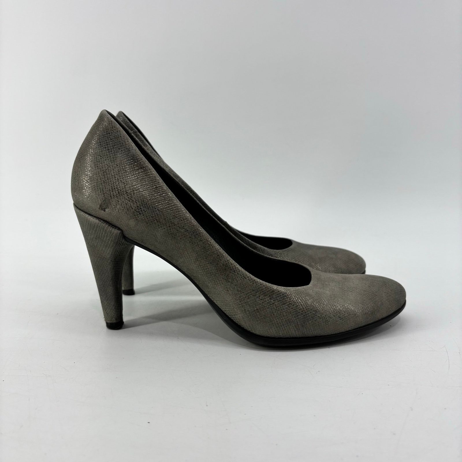 Ecco ECCO Womens US 6 Shape 75 Leather Pumps Size Warm Gray Size US 6 / IT 36 - 2 Thumbnail