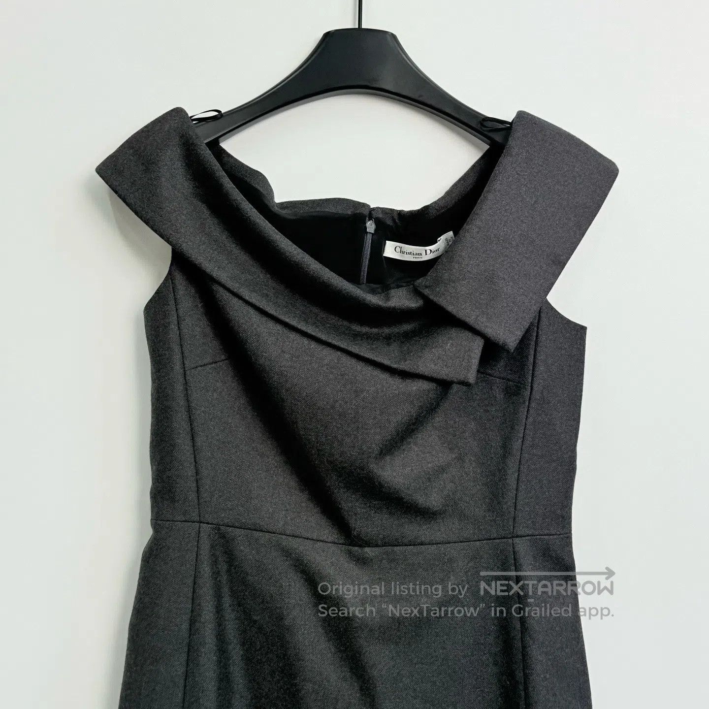 Dior Dior Black Sleeveless One-Shoulder Dress| Size S / US 4 / IT 40 - 2 Thumbnail