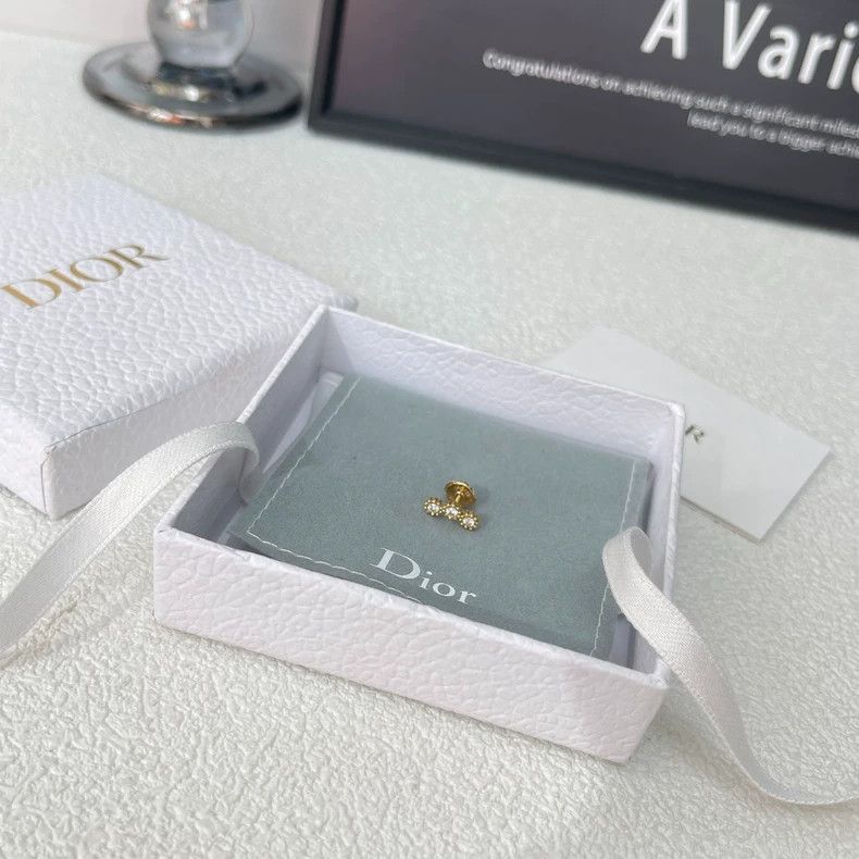 Dior DIOR MIMIROSE Diamond Stud Earrings-2506 Size ONE SIZE - 3 Thumbnail