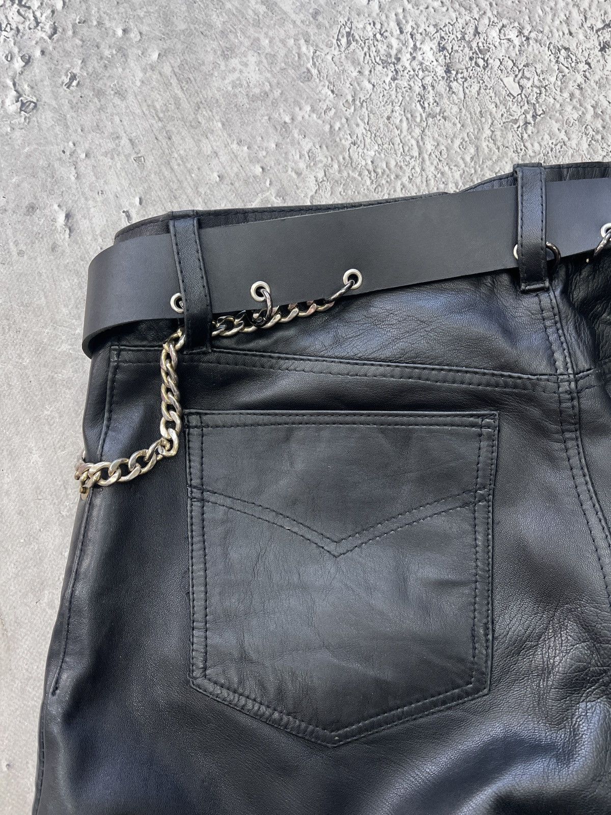 Other 90s METAL PUNK HYSTERICGLAMOUR LEATHER BELT Y2K Size ONE SIZE - 3 Thumbnail