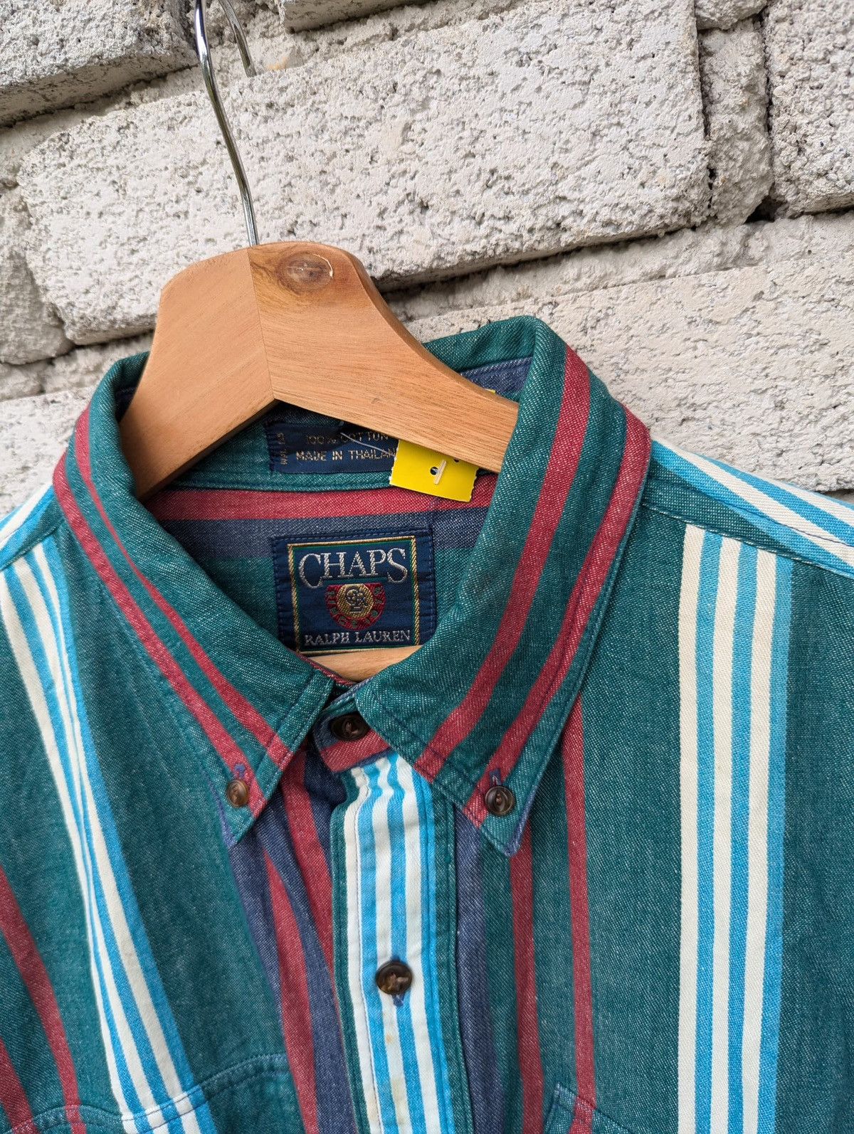 Chaps Ralph Lauren Chaps Ralph Lauren Stripe Button Up Shirt Size US L / EU 52-54 / 3 - 2 Thumbnail