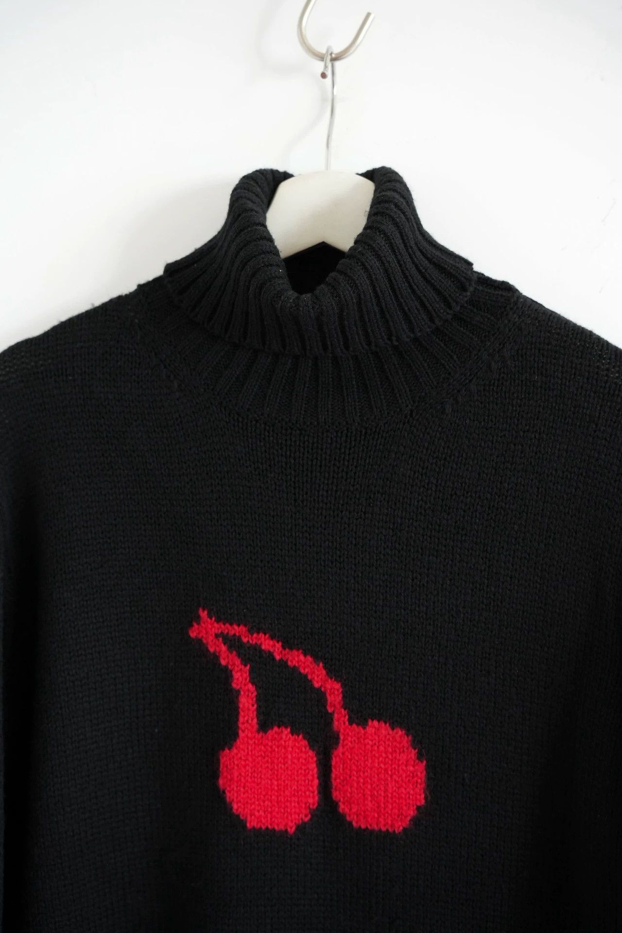 Yohji Yamamoto Yohji Yamamoto 22AW Cherry Skull T-neck Sweater Size US L / EU 52-54 / 3 - 4 Thumbnail