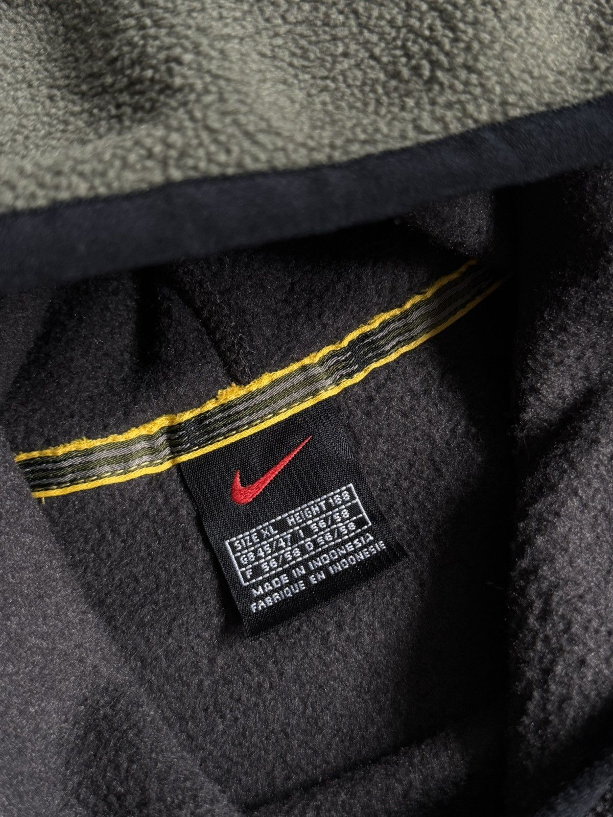 Nike Vintage Nike Ninja Fleece Drill Sherpa Jacket Size US XL / EU 56 / 4 - 12 Thumbnail