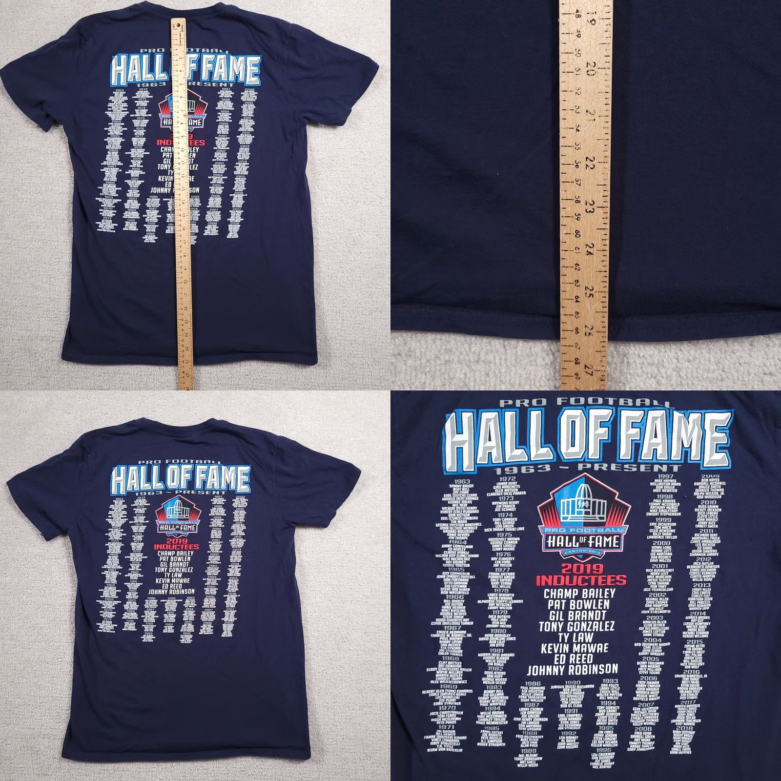 NFL NFL Pro Football Hall Of Fame T Shirt Mens Medium Blue Limited Edition Canton Ohio Shirt Size US M / EU 48-50 / 2 - 8 Thumbnail