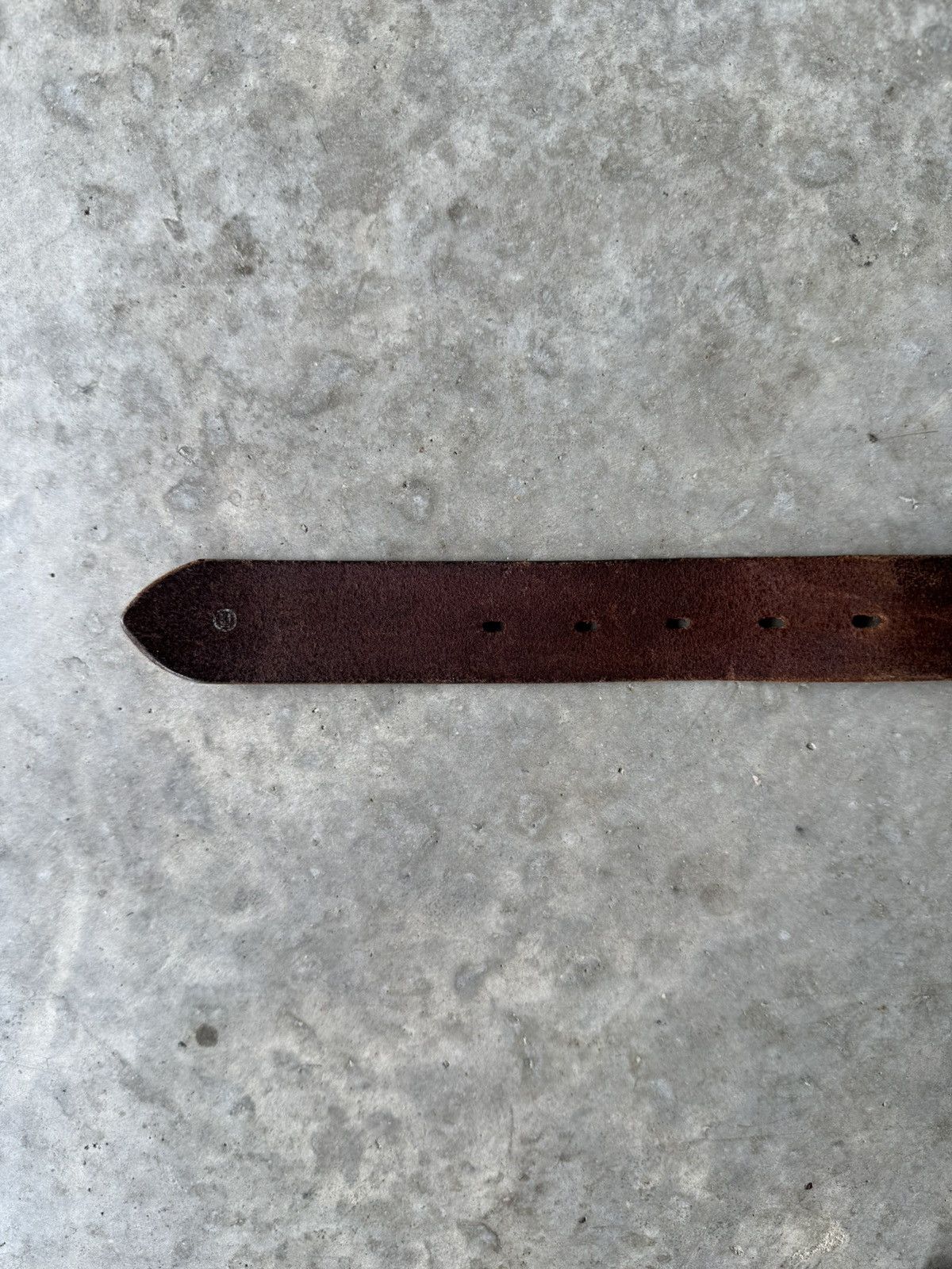Undercover Undercover Brown Perforated Belt Size 30 - 4 Thumbnail