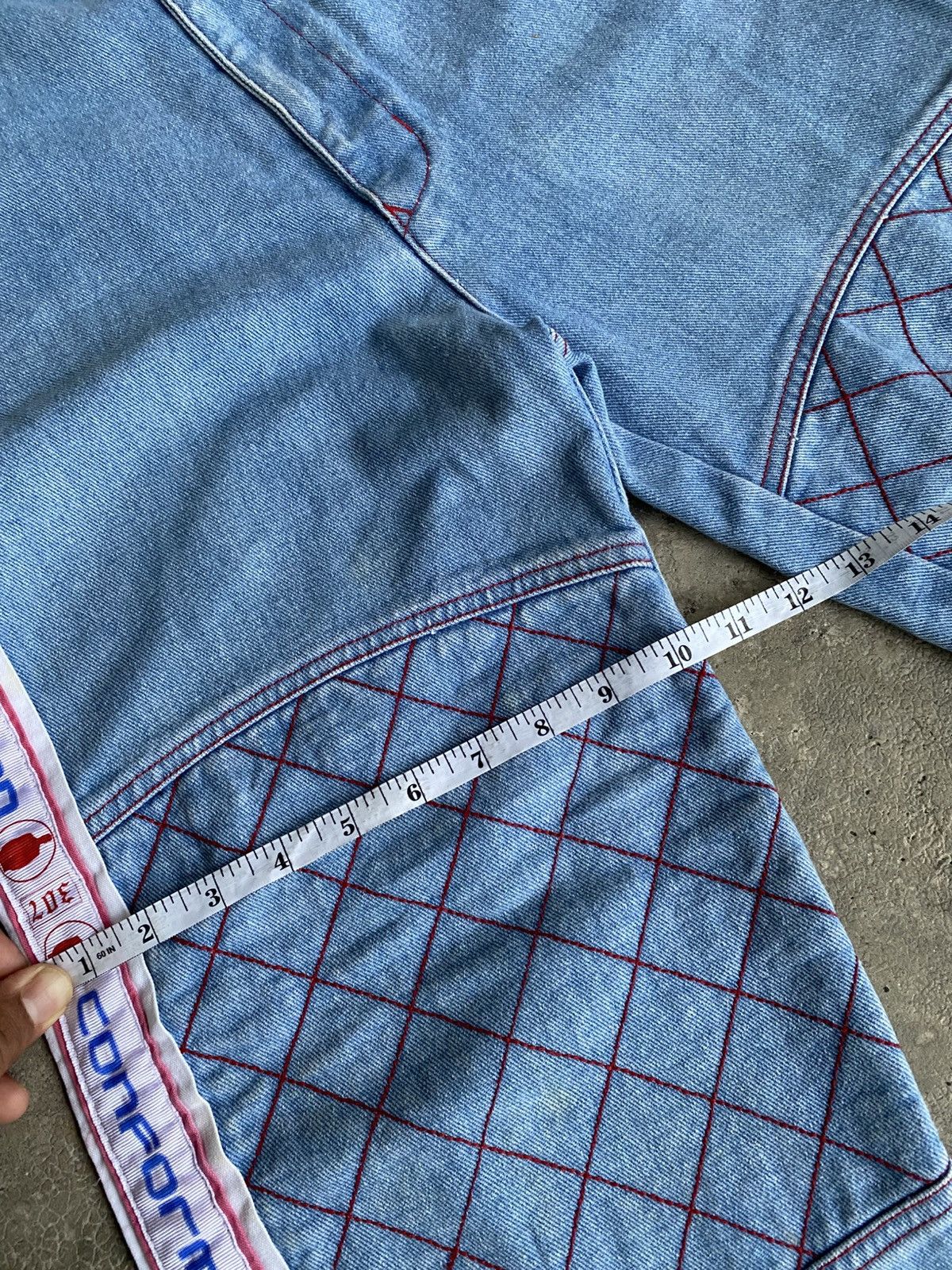 Japanese Brand M.Y.OB NYC Rappers style Jeans with Zipper Leg Size US 34 / EU 50 - 8 Thumbnail