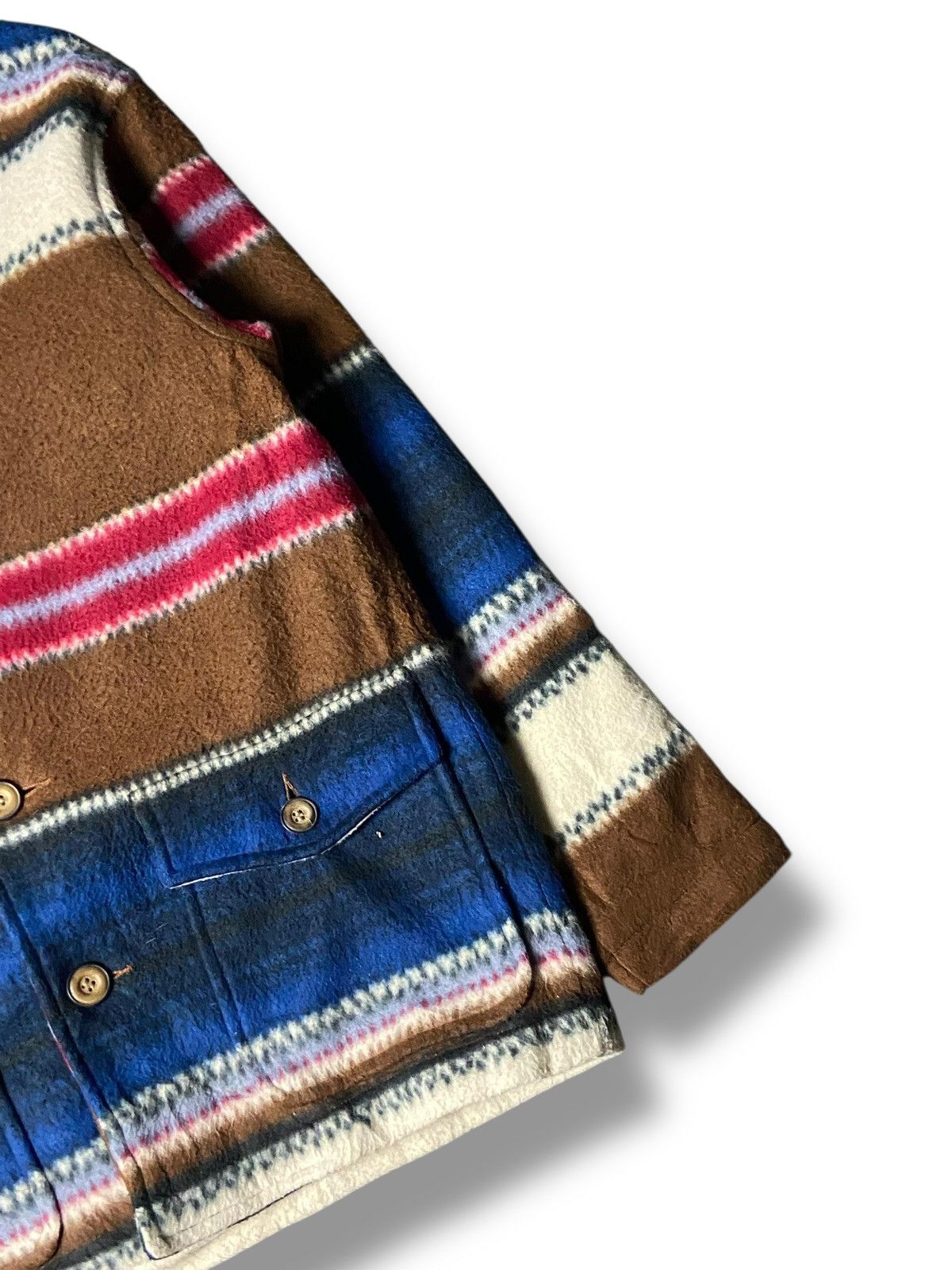 Japanese Brand Valman Navajo Native Pattern Wool Jacket (159) Size US M / EU 48-50 / 2 - 3 Thumbnail