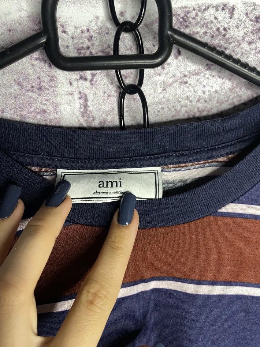 Mens T-Shirt Luxury Ami Small Tab Logo Tee vintage