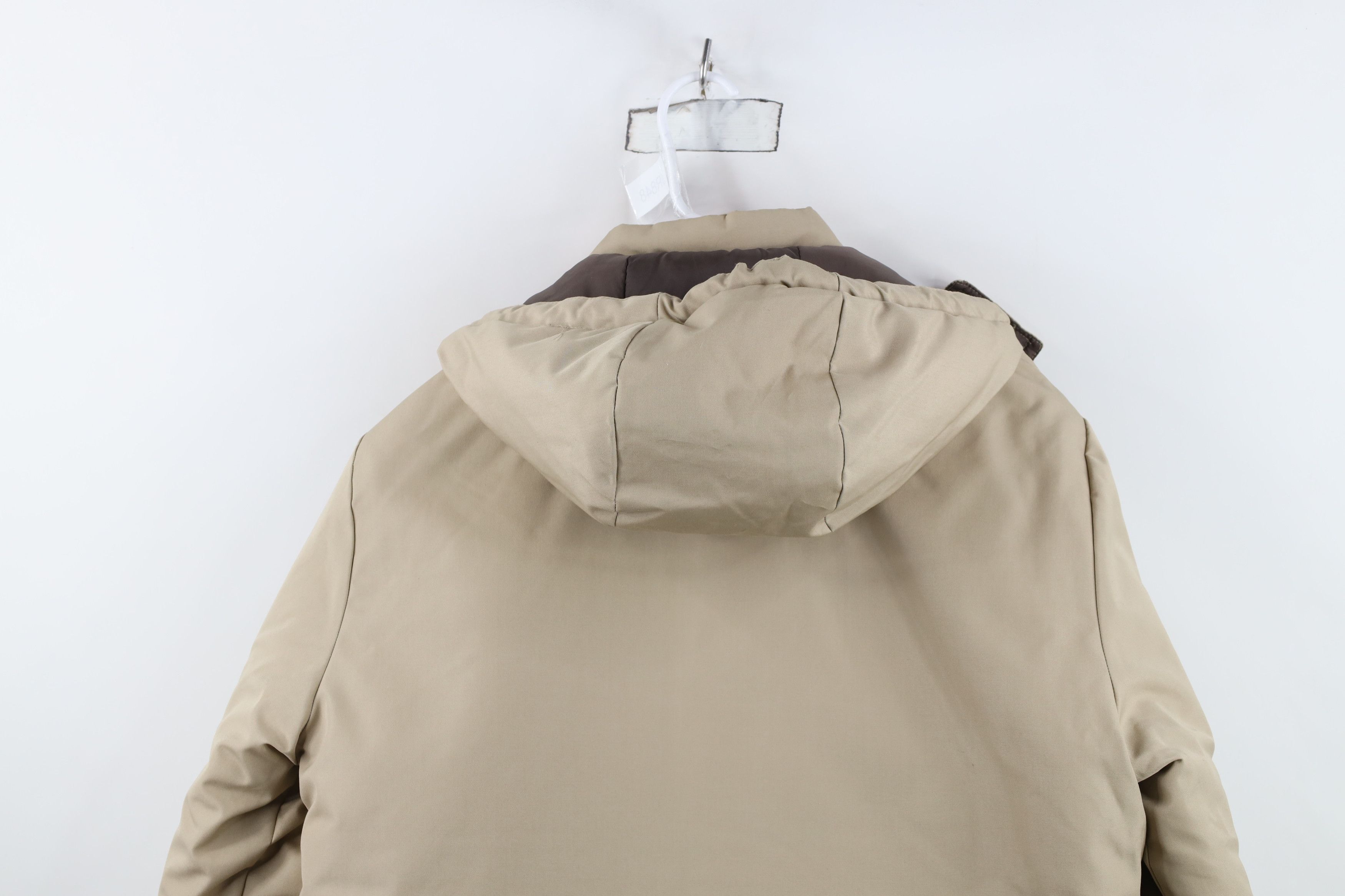 Vintage Vintage 70s 80s Streetwear Hooded Puffer Parka Jacket Beige Size US M / EU 48-50 / 2 - 12 Thumbnail