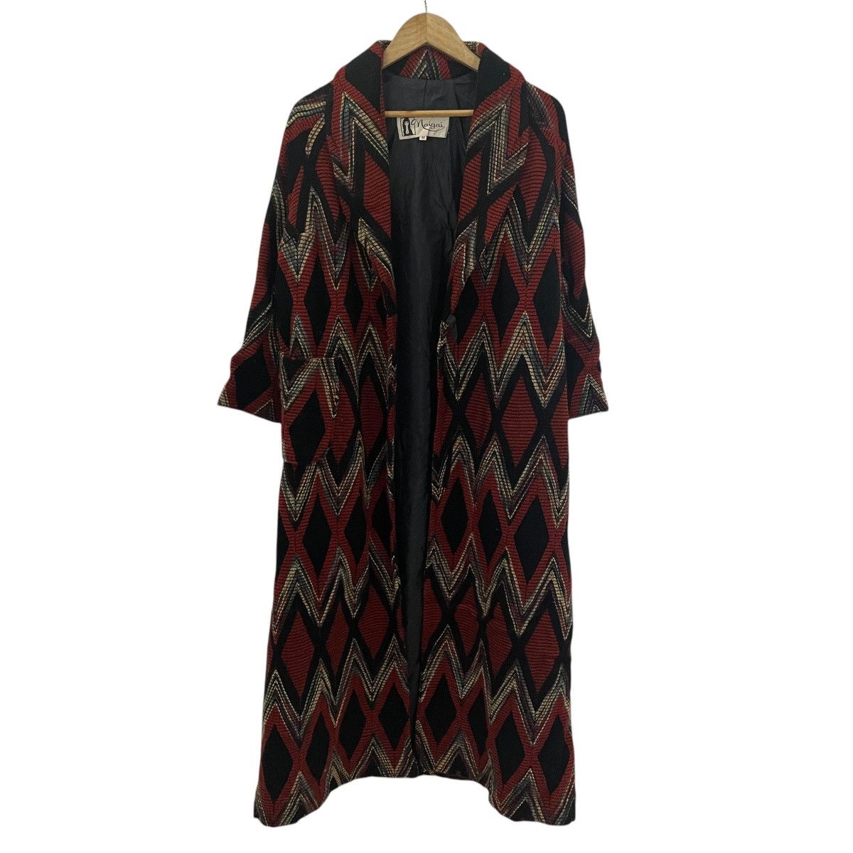 Japanese Brand Vintage Naigai Long Cardingan Jacket Size XXL / US 16-18 / IT 52-54 - 1 Thumbnail