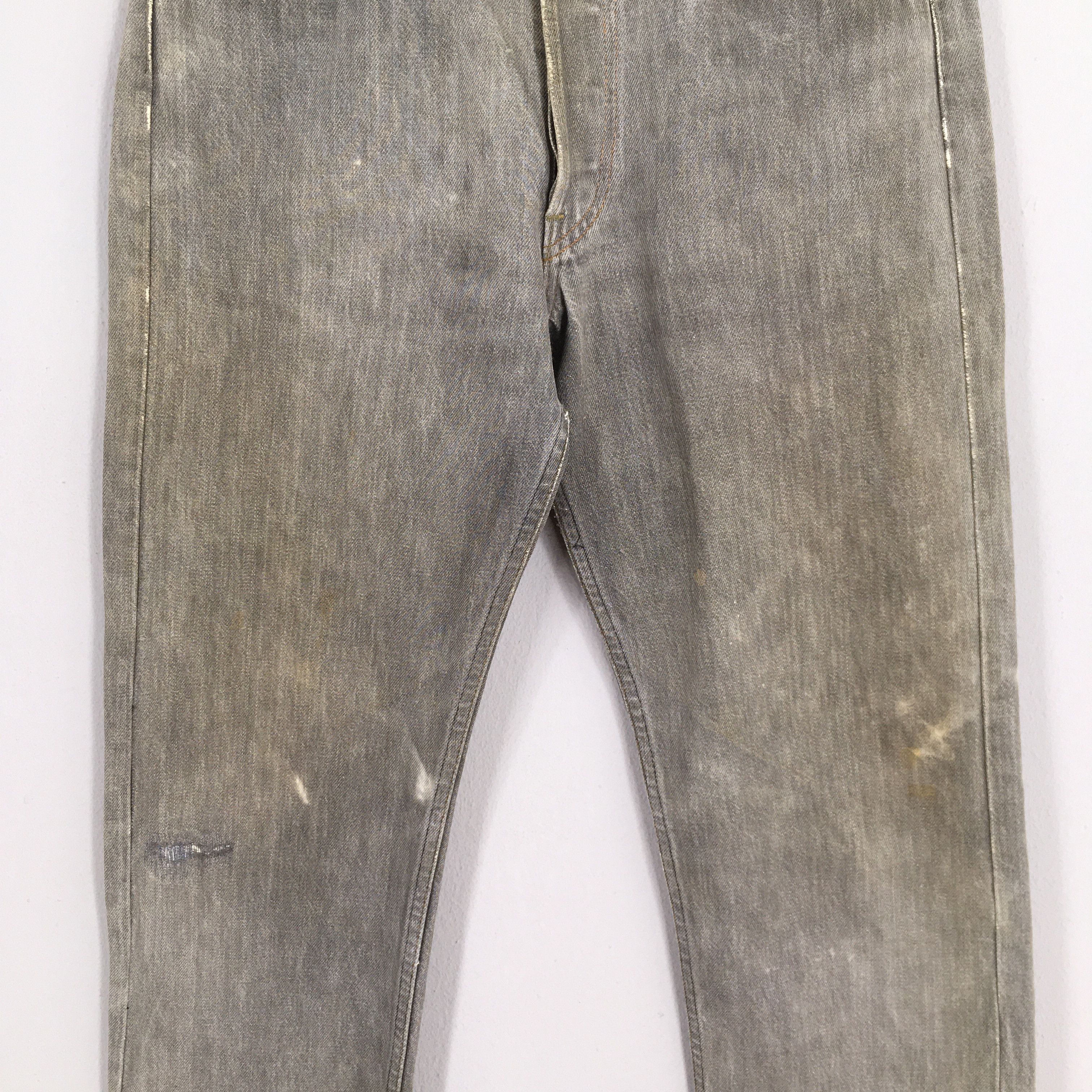 Levi's Size 27x26.5 Vintage 90s Levi's 501 Faded Black Jeans S520 Size 27" / US 4 / IT 40 - 3 Thumbnail