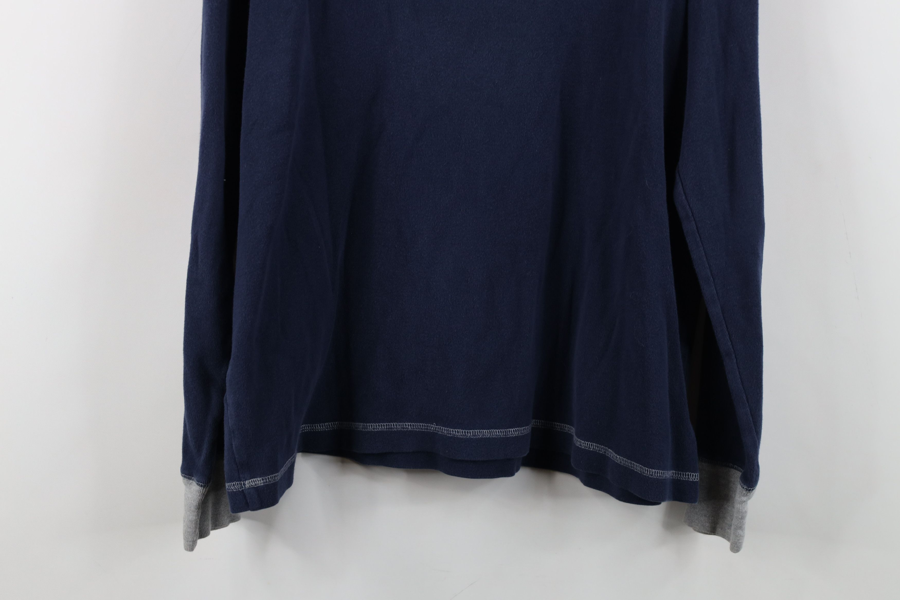 Tommy Hilfiger Vintage 90s Tommy Hilfiger Ribbed Knit Half Zip T-Shirt Size M / US 6-8 / IT 42-44 - 14 Thumbnail